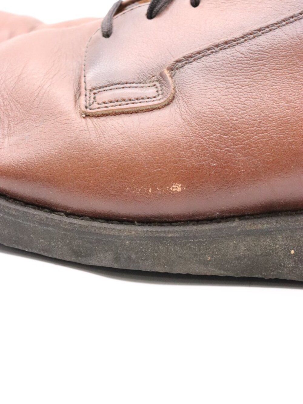 Red Wing USA Postman Brown Leather Work Shoes Men's Size 13 B Lace Up - Picture 11 of 13